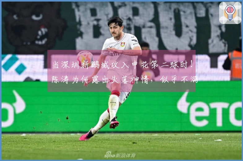 当深圳新鹏城攻入申花第二球时！陈涛为何露出失落神情，似乎不满？